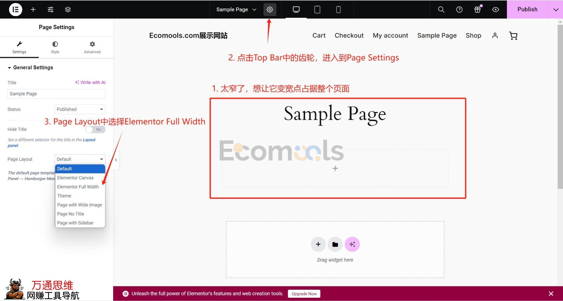 Elementor基础：Container（容器）和Layout（布局）详解